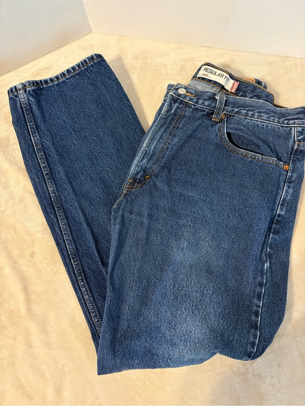 Levi's Dark Blue Relaxed Regular Fit Jeans